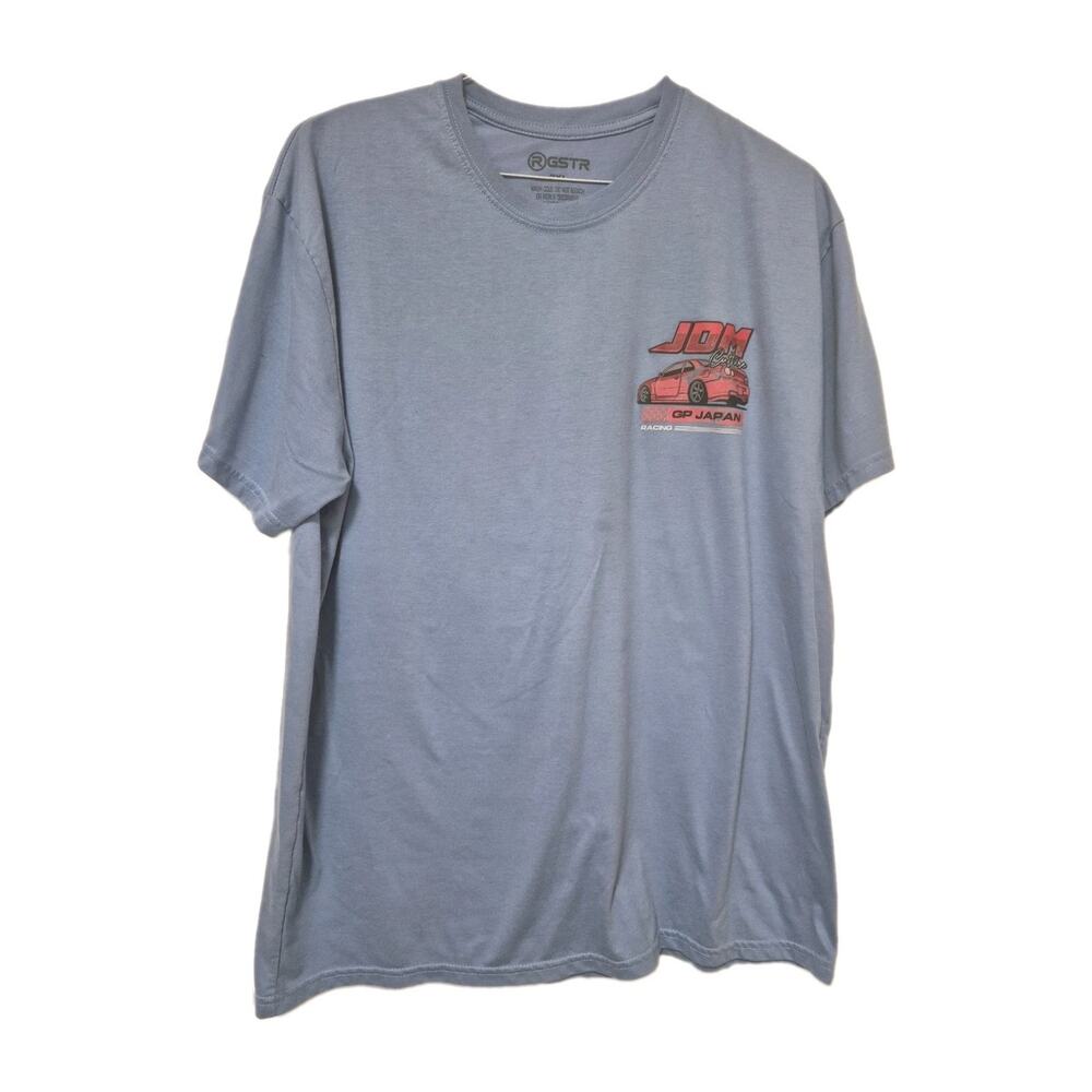 RGSTR Blue JDM Culture GP Japan Racing Graphic Tee Men 2XL